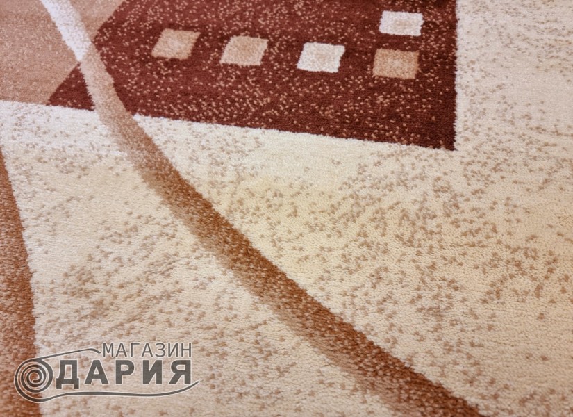 Тъкан персийски килим Blue stones d401_brown